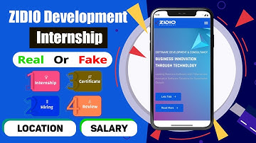 Zidio Development Internship Review | Legit or Scam? Internship Careers Salary Location Real or Fake