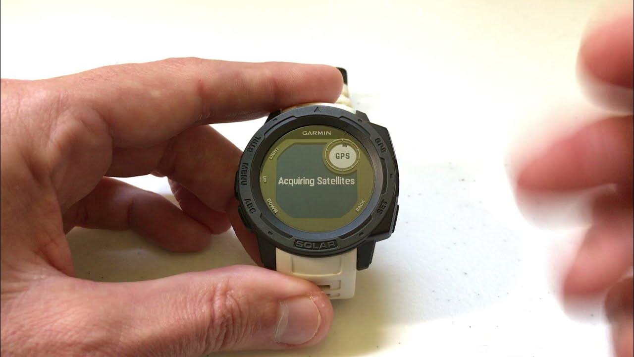 Garmin Instinct Manually Calibrate the Barometer YouTube