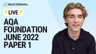 LIVE: AQA June 2022 Paper 1 Foundation