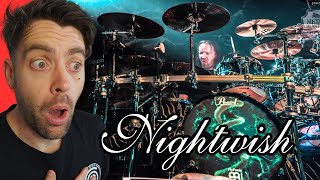 "UK Drummer REACTS to Kai Hahto (Nightwish) Drumcam 'Ghost Love Score' REACTION"