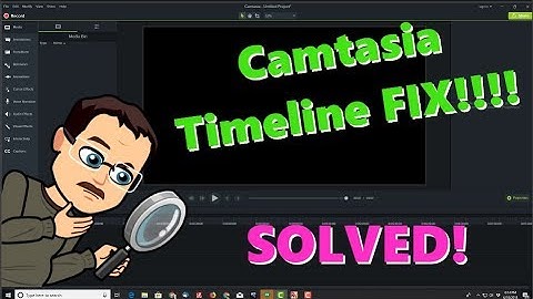 Camtasia 9 Timeline File order Fix