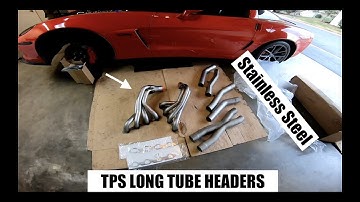 C6 Z06 TPS Long Tube Headers & X Pipe Install