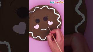 Paper Plate Gingerbread Man