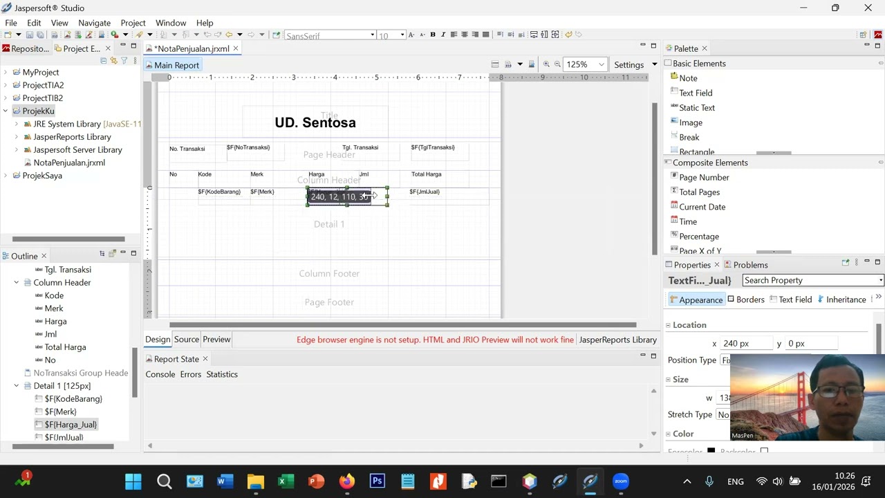 Membuat Report dengan JasperReport