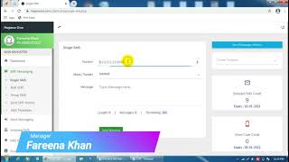 How to send  Bulk Branded SMS frim Hajana One | Tutorial by Fareena Khan screenshot 4