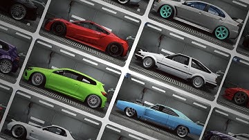 My NFSNL Garage before updating to new UI (All 140 Cars)