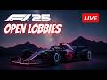 F1 25 - OPEN LOBBIES | VERTICAL LIVE STREAM | Simracing Formula 1