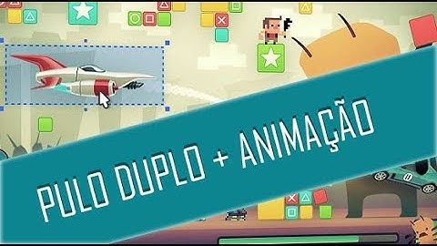 Construct 2/3 - PULO DUPLO (Double Jump) do personagem com animação!