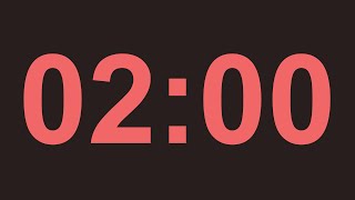 Quick 2 Min Timer | No Talking Countdown