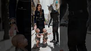 Grey Cat Loses His Job 😿 Miss Luce Betrays Him 💔 But Miss Pinkib Helps  | AI Sketch Stories #shorts