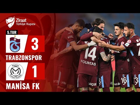 Trabzonspor 3-1 Manisa FK MAÇ ÖZETİ (Ziraat Türkiye Kupası 5. Tur) / A Spor / 18.01.2024