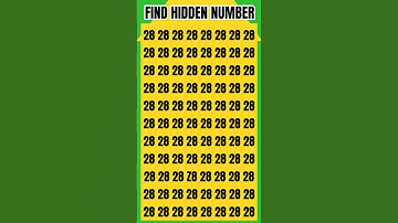 Find Hidden Number | Number Find Game | #shorts #short #youtubeshorts #shortfeed #ytshorts #trending