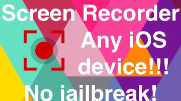 SCREEN RECORDER IOS 6-8 ANY iPhone, iPad, iPod Touch NO JAILBREAK, FREE!!!