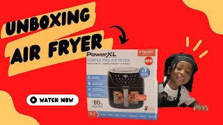 Unboxing an Air Fryer with Chef Jarvis