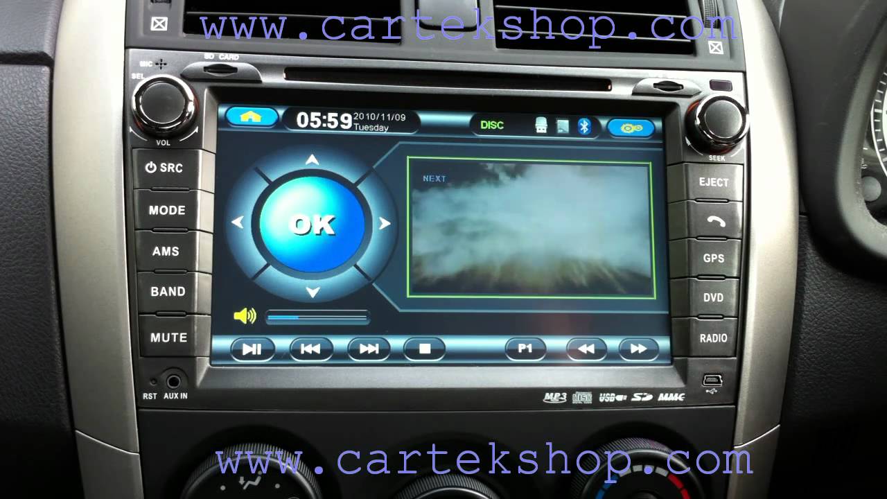 Toyota Car DVD GPS system YouTube