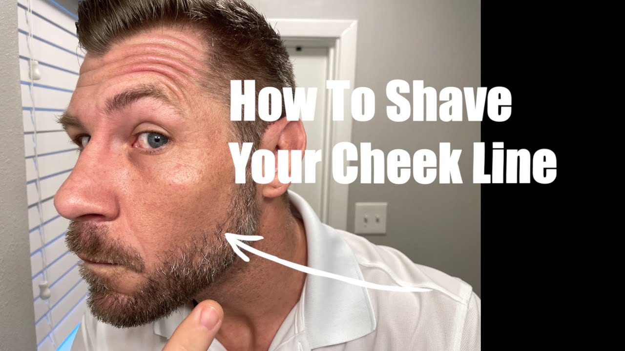 How to Shave Your Cheek Line 🪒 YouTube