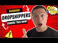 LIVE: Warning! Dropshippers NEED To Change This eBay Setting!