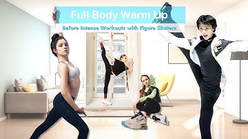 Full Body Warm Up Before Intense Workouts with Figure Skaters | Pure Music Version