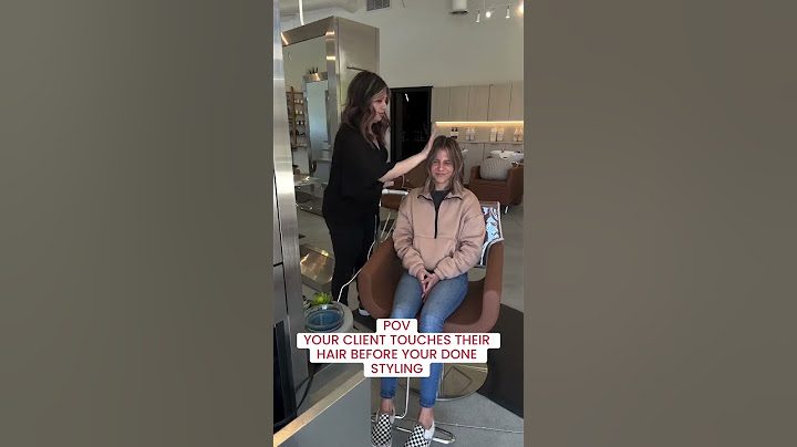 When your client touches their hair before you're done styling  🫠😂