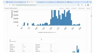 #pandas #pandas profiling
