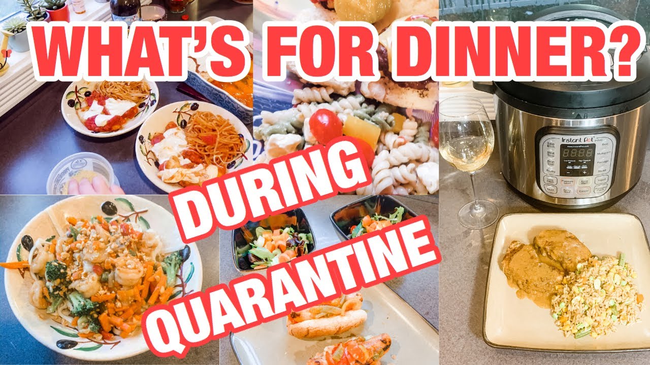 WHATS FOR DINNER WHILE QUARANTINED // HOW TO COOK WHILE QUARANTINED