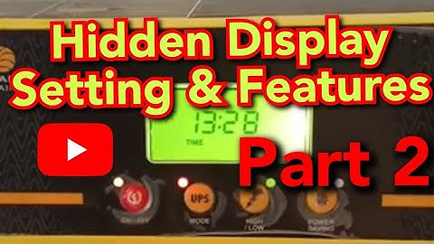 Eapro Extra display Setting & hidden features #solar #inverter #eapro #viral #viralvideo