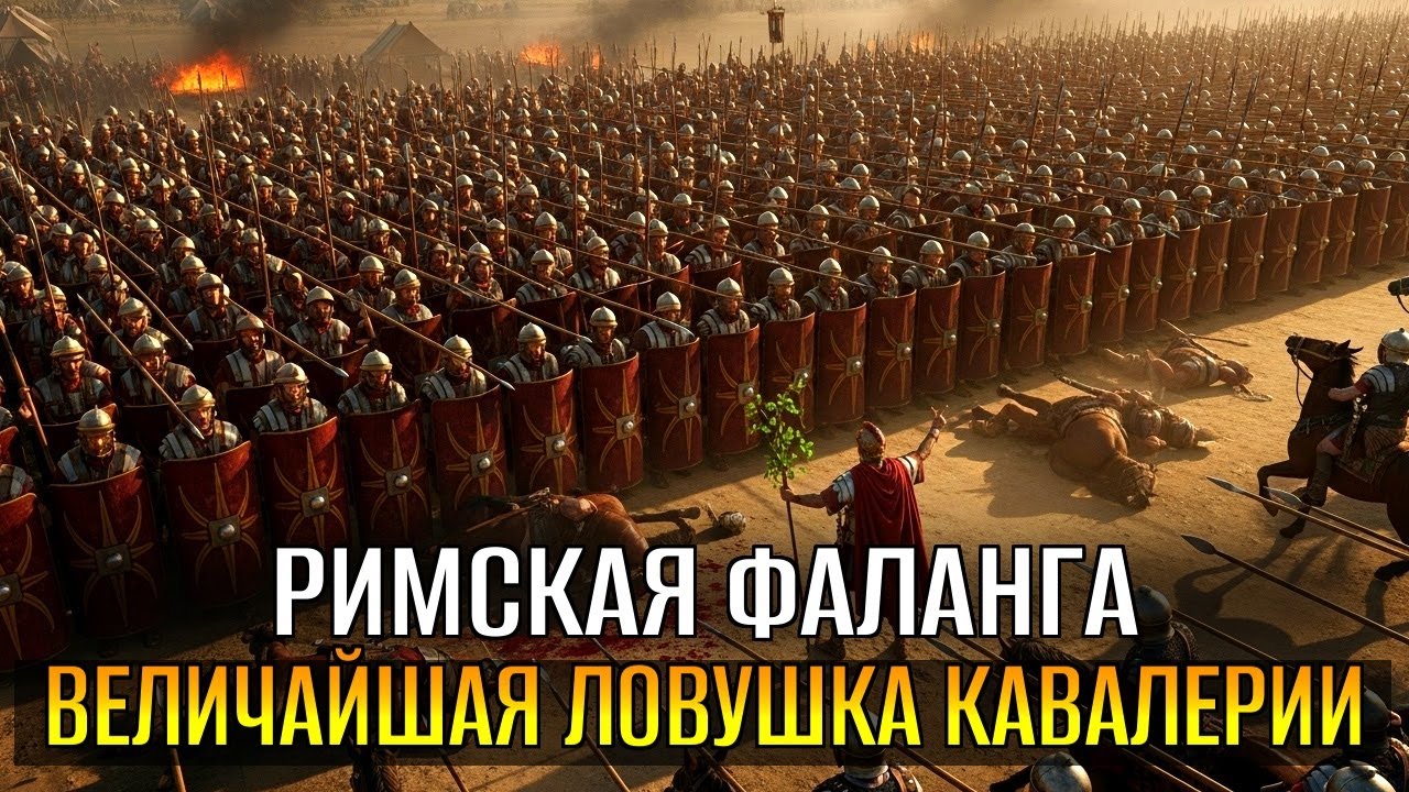 РИМЛЯНЕ против КАВАЛЕРИИ: Секретное ПОСТРОЕНИЕ, Которое Останавливало 10,000 Всадников!