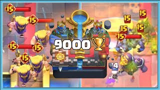 😑 9000 TROPHIES IS SO INTERESTING PLACE! / Clash Royale