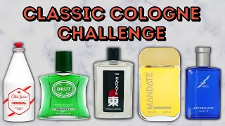 CLASSIC CHEAP COLOGNE CHALLENGE | OLD SPICE/BLUE STRATOS/BRUT/MANDATE/HAI KARATE