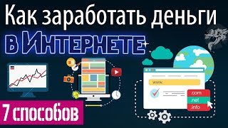 Заработок в интернете - 7 способов как заработать деньги в интернете + список сайтов для заработка Заработок в интернете - 7 способов как заработать деньги в интернете + список сайтов для заработка