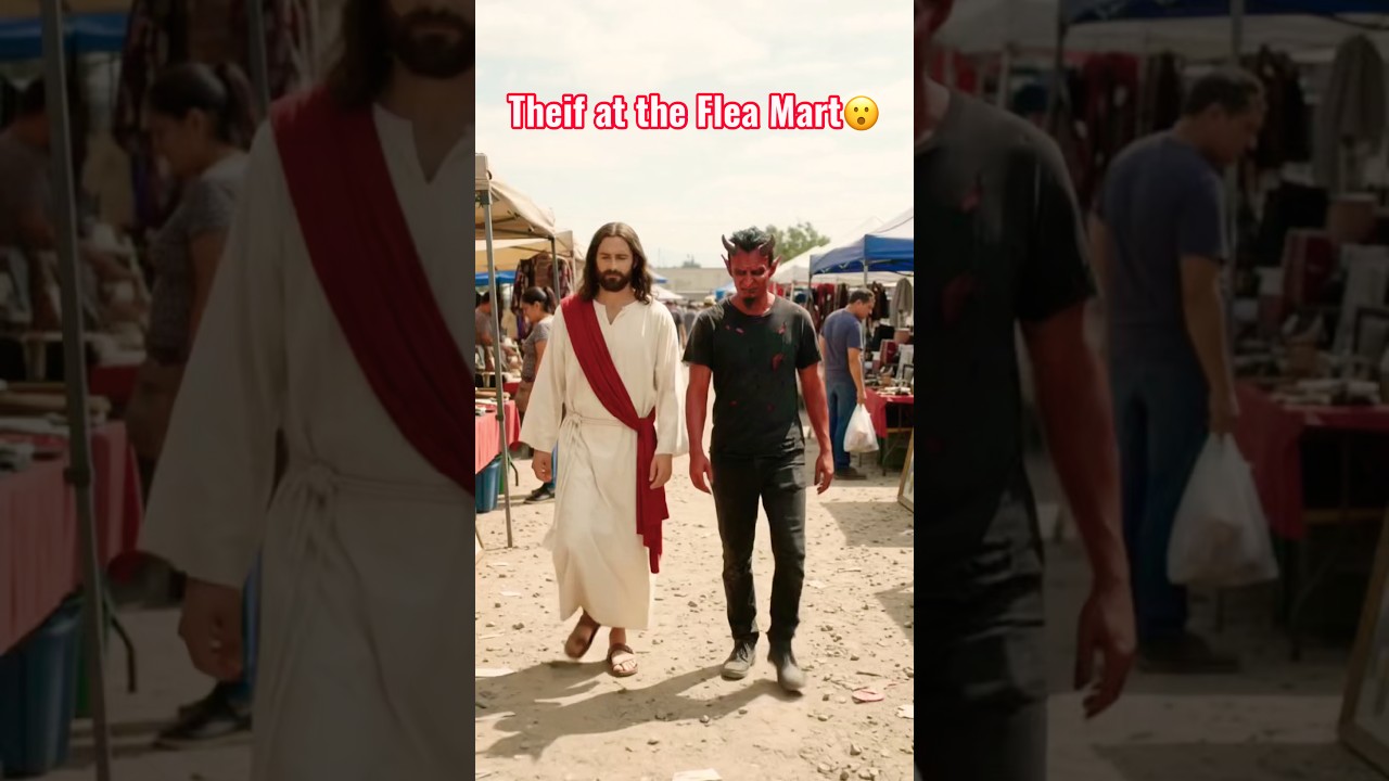Jesus vs Satan. Flea Mart Edition