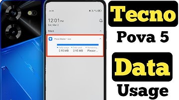 How to show data usage on Tecno Pova 5 || Tecno Pova 5 me data usage kaise show kare ||