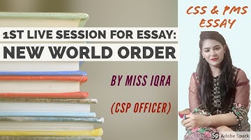 CSS Essay New World Order