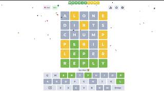 Wordle ~ 57 solves in 15 minutes!