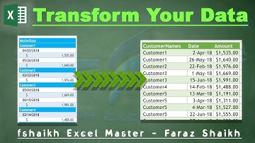 Transform Your Data from Single Column To Table Structure POWER QUERY