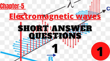 12th Chapter-5 Electromagnetic waves | short answer questions explanation | 1 | Amit Rana AiO