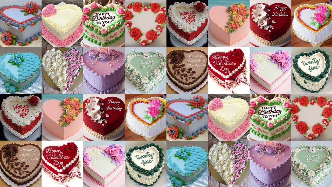 🫶🎂Heart shape cake design/couple cake design/Anniversary cake design/heart shape cake/Dil Wala cake