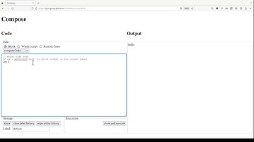 Using Compose to calculate Pi