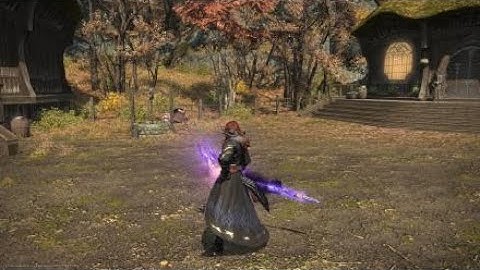 Final Fantasy 14 - Black Mage Zodiac relic weapon "Stardust Rod" "Animus"