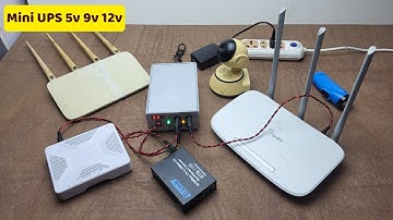 নিজেই বানাও UPS কারেন্ট ছাড়াই চলবে ওয়াইফাই রাউটার // Make Mini UPS for Wifi Router & ONU 5v 9v 12v
