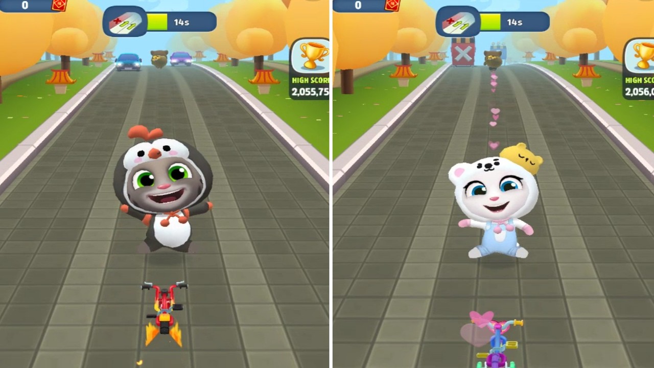 Penguin Tom Vs Polar Bear Angela | Talking Tom Gold Run 2026