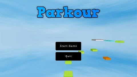 3D Parkour Game In Python Speedrun #3