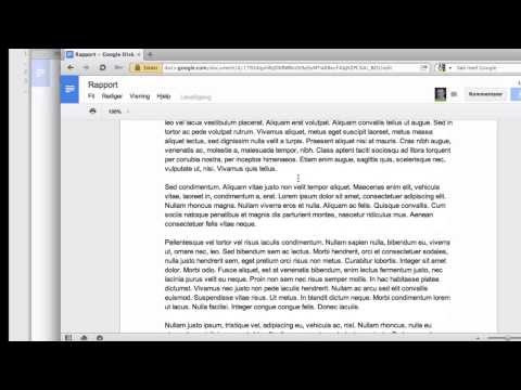 Hvordan dele et Google Docs-dokument på riktig måte