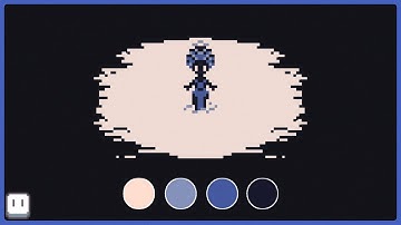 Drawing a scene with 4 colours