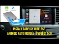 How To Install Carplay & Android Auto Module on Peugeot 508 - EBILAEN #peugeot #peugeot508