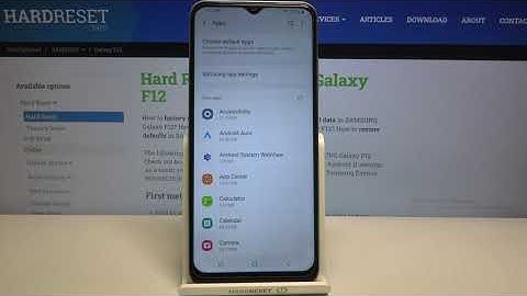 How to Reset App Preferences on SAMSUNG Galaxy F12 – Restore App Defaults