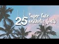 25 super cute popular aesthetic fonts for youtube 2020   font unik lucu estetik 2020