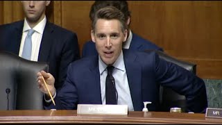 Hawley Talks Guardrails, Big Tech, China, Labor Practices in Judiciary Subcommittee Hearing on AI