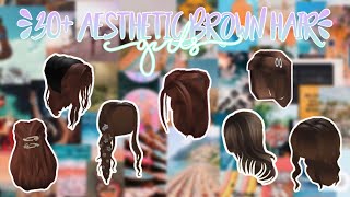 30  Aesthetic brown hair codes for bloxburg! (Girls)