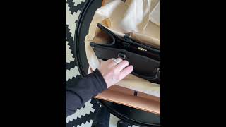 Unboxing Louis Vuitton OnTheGo MM BLACK LEATHER 😍